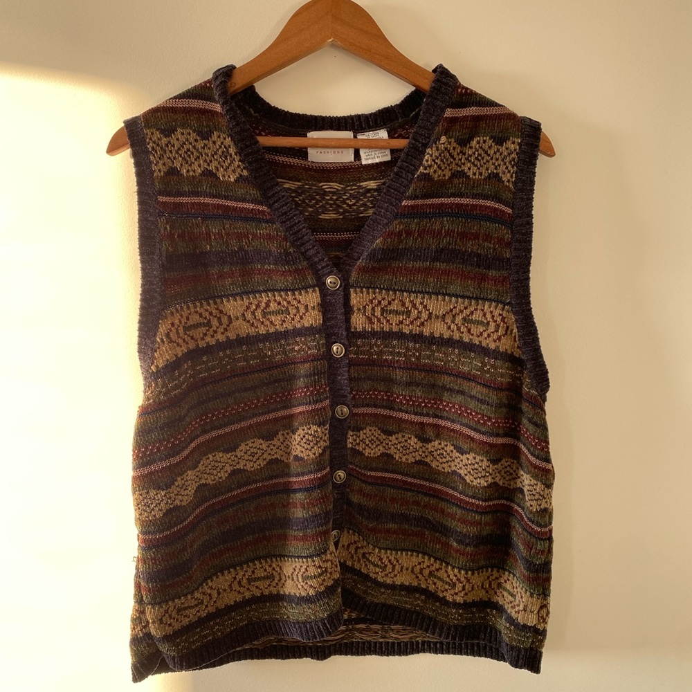 East West Knit Sweater Vest